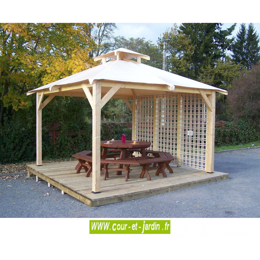 Tonnelle 4x4, pergola bois 4x4, pergola 4x4 bois, tonelle ...