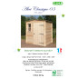 ABRI de jardin Classique en Bois- 3,36m²