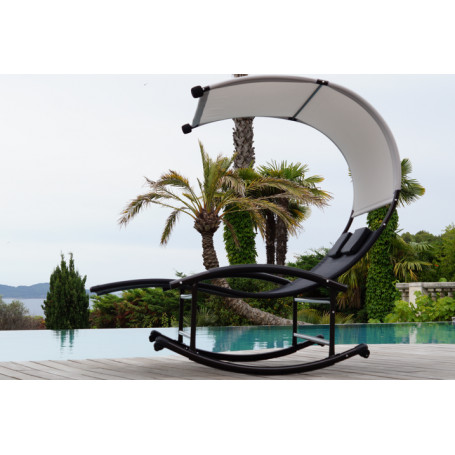 Chaise hamac sur pied Hamac de jardin Balancelle jardin - Ciel & terre