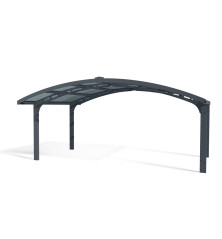 Carport double gris - Arizona Breeze - 495 x 578 cm