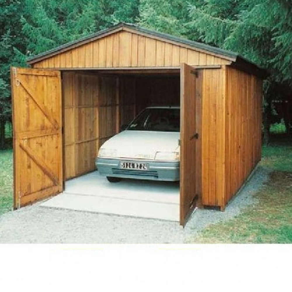 Garage de voiture en bois