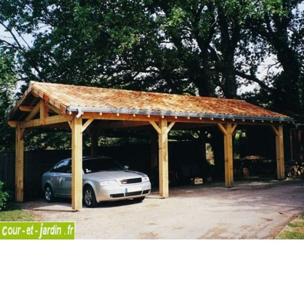 Carport bois : une protection voiture élégante et solide