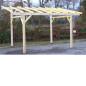 Auvent - Carport bois - 16 m²