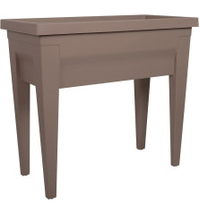 Espace potager - 76 x 38,5 x H 68 cm - 57 L - Taupe