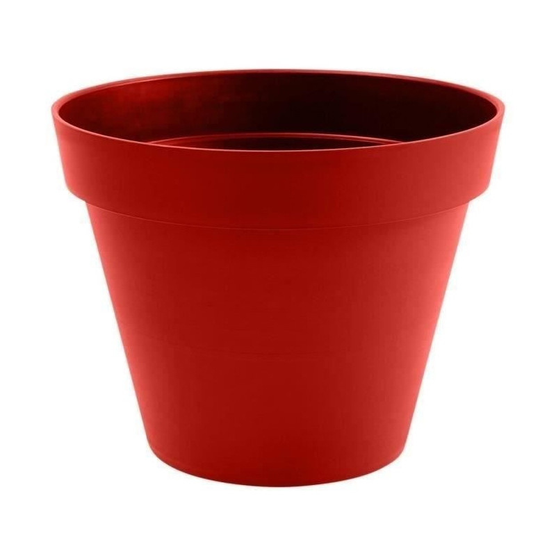 Pot Toscane - rond - Ø 40 cm - Rouge Rubis