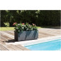 Jardinière Graphit - 57L - Anthracite